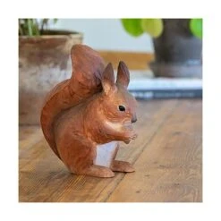 Rode Eekhoorn In Lindenhout - Handgemaakt -Esschert Design Verkoopwinkel 1611328813 2 600