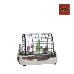 Kersttafereel Greenhouse Santa - 22 × 18 × 15.5 Cm -Esschert Design Verkoopwinkel 1634295470 1 600