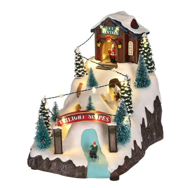 Kerstdorp Skiberg - 24 × 16 × 22 Cm 3 Kerstdorp Skiberg - 24 × 16 × 22 Cm