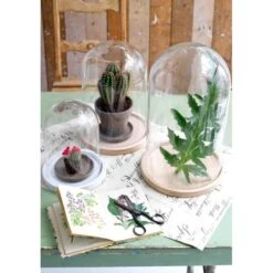 Stolp Glas Hella Bruin - Ø 17 × 23 Cm -Esschert Design Verkoopwinkel 1650535456 1 600