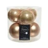 Kerstballen Glas Ø 8 Cm - Toffee - Set Van 6 Stuks -Esschert Design Verkoopwinkel 1660052805 1 600
