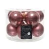 Kerstballen Glas Ø 6 Cm - Velours Roze - Set Van 10 Stuks -Esschert Design Verkoopwinkel 1660138949 1 600