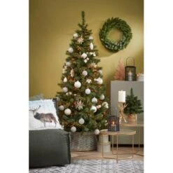 Forest Frosted Kerstboom W-burlap - Ø 36 × 45 Cm -Esschert Design Verkoopwinkel 1663235219 2 600
