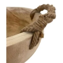 Bowl In Hout Met Jute Handgrepen - Ø 30 × 14 Cm -Esschert Design Verkoopwinkel bowl in hout 30 x 14 cm 1617286238 1 600