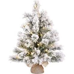 Dinsmore Kerstboom Kunststof Met Verlichting - H60 × Ø41 Cm