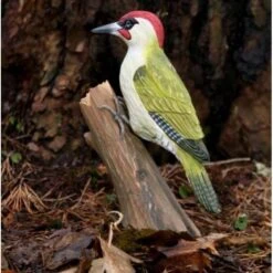 Houten Vogel - Groene Specht -Esschert Design Verkoopwinkel houten groene specht 1484053594 2 600