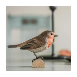 Roodborst In Lindenhout - Handgemaakt -Esschert Design Verkoopwinkel houten roodborst 1609221513 1 600