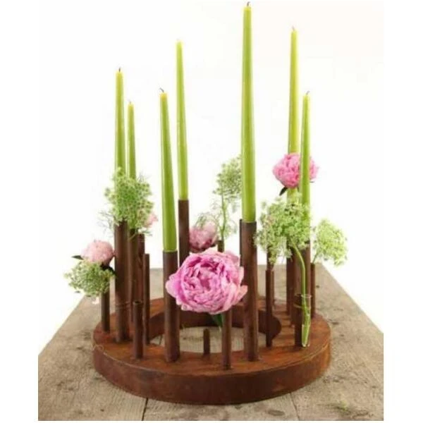 Kaarsenhouder Ring Ø 40 × 20,5 Cm 3 Kaarsenhouder Ring Ø 40 × 20,5 Cm