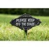 ESSCHERT DESIGN Keep Off The Grass - Tuinprikker Ijzer