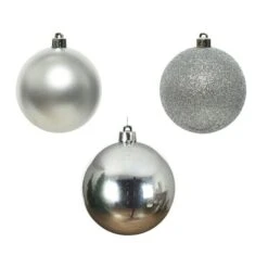 Kerstbal Ø 6 Cm - Zilver - Set Van 10 Stuks -Esschert Design Verkoopwinkel kerstbal 6 cm zilver 1638451259 3 600