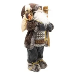 Kerstman Staand Bruin/grijs 60 Cm -Esschert Design Verkoopwinkel kerstman staand bruingrijs 60 cm 1637236717 1 600