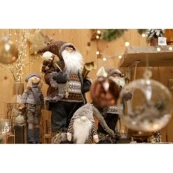 Kerstman Staand Bruin/grijs 60 Cm -Esschert Design Verkoopwinkel kerstman staand bruingrijs 60 cm 1638872867 5 600