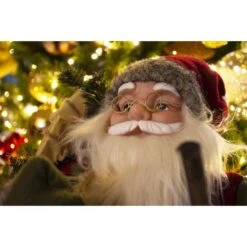 Kerstman Staand Rood/groen 60 Cm -Esschert Design Verkoopwinkel kerstman staand roodgroen 60 cm 1637142663 2 600