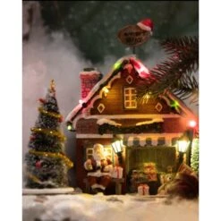 Kersttafereel Santa's Office - 20 × 16 × 21 Cm -Esschert Design Verkoopwinkel kersttafereel santas office 1665147581 1 600