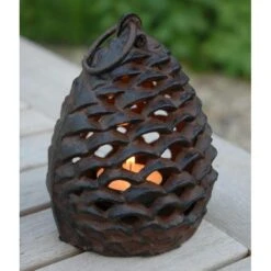 ESSCHERT DESIGN Lantaarn Dennenappel -Esschert Design Verkoopwinkel lantaarn denappel medium 1484052943 2 600