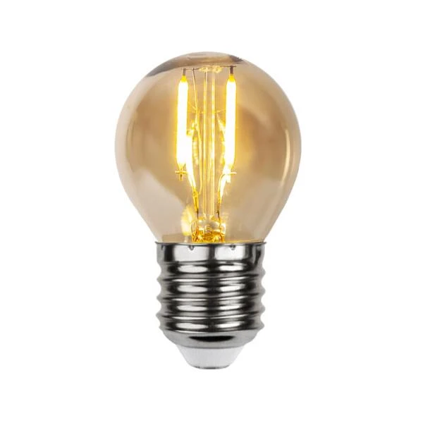 LED Filament Lamp Voor Lichtslinger - Ø 4,5 × 7 Cm - Set Van 4 Stuks 3 LED Filament Lamp Voor Lichtslinger - Ø 4,5 × 7 Cm - Set Van 4 Stuks