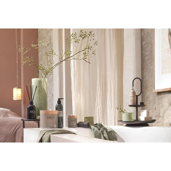 MICA Geurstokjes Glas Zwart 14,5 Cm - Wood Fire 5 MICA Geurstokjes Glas Zwart 14,5 Cm - Wood Fire - Afbeelding 3