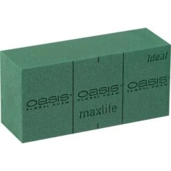 Oasis Steekschuim 'Ideal' - 23 × 11 × 8 Cm - Set Van 2 Stuks