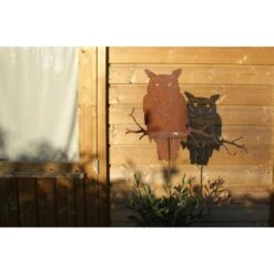 Uil Op Stang - Decoroest 11 Uil Op Stang - Decoroest -Esschert Design Verkoopwinkel oehoe op stang 1510652360 2 600