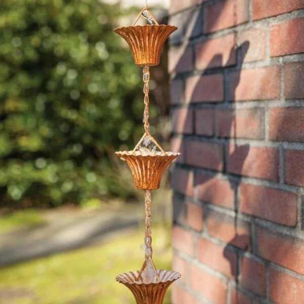 ESSCHERT DESIGN Regenketting Verkoperd Met 12 Emmertjes 3 ESSCHERT DESIGN Regenketting Verkoperd Met 12 Emmertjes