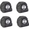 Rotslicht Graniet Solar - Set Van 4 Stuks -Esschert Design Verkoopwinkel rotslicht graniet solar 1568196277 1 600