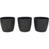 Set Bloempot Ella Ø 7 Cm - Mat Antraciet - Set Van 3 Stuks 2 Set Bloempot Ella Ø 7 Cm - Mat Antraciet - Set Van 3 Stuks -Esschert Design Verkoopwinkel set bloempot ella 7 cm mat antraciet 1596802097 1 600
