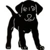 Silhouet Puppy Hond - Decoratief -Esschert Design Verkoopwinkel silhouet puppy 30 cm 1484063391 1 600
