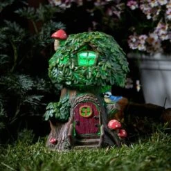 Toverhuisje Elfin Oak - Solar -Esschert Design Verkoopwinkel toverhuisje elfin oak solar 1535552017 4 600