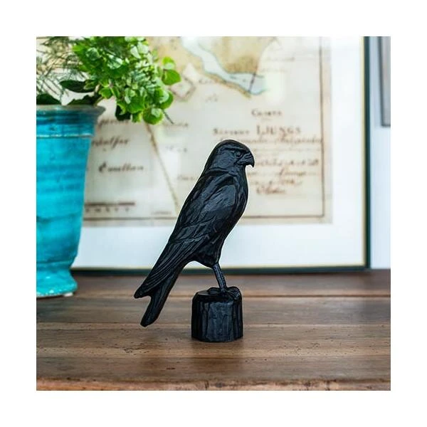 Valk Merlin In Gietijzer 4 Valk Merlin In Gietijzer - Afbeelding 2