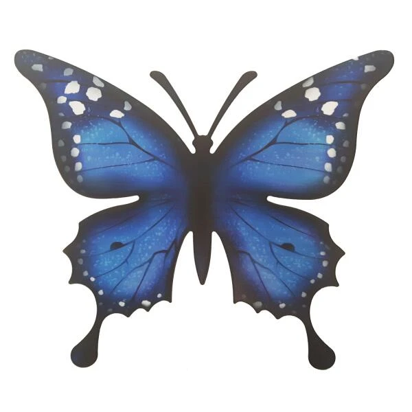Vlinder Muurdecoratie - Metaal 30 × 25 Cm 3 Vlinder Muurdecoratie - Metaal 30 × 25 Cm